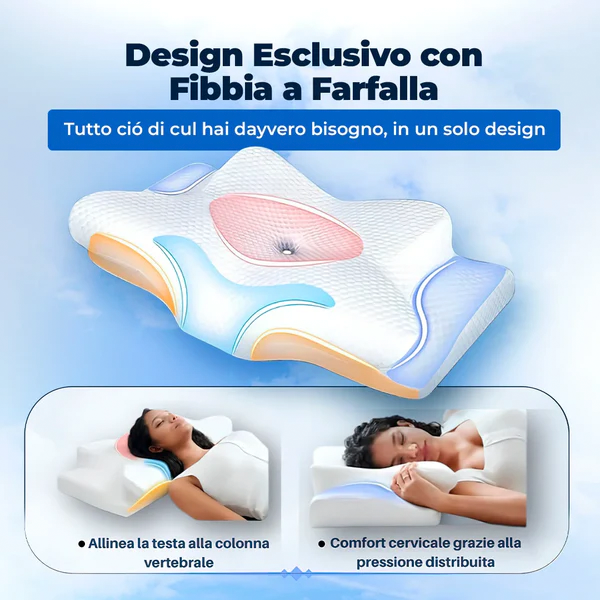 Cuscino Cervicale Ortopedico - Sonno Puro™